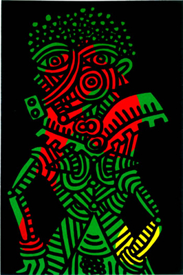Keith Haring Untitled 1986b oil painting reproduction
