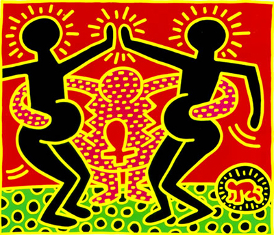 Keith Haring Untitled 1983 oil painting reproduction