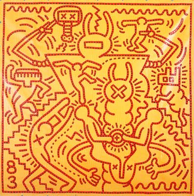 Keith Haring Untitled 1983 oil painting reproduction