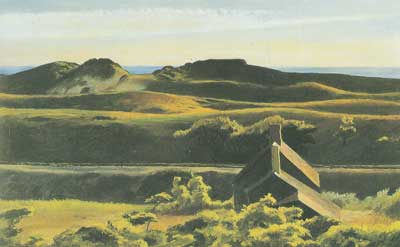 Edward Hopper Hills, South Truro oil painting reproduction