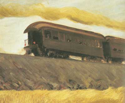 Edward Hopper Railroad Train oil painting reproduction