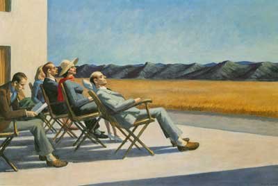 Edward Hopper People in the Sun oil painting reproduction
