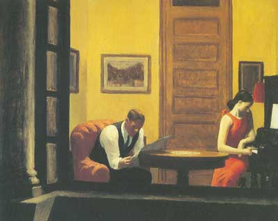 Edward Hopper Room in New York oil painting reproduction