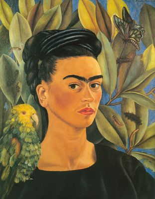 Frida Kahlo Self-Portrait with Bonito oil painting reproduction