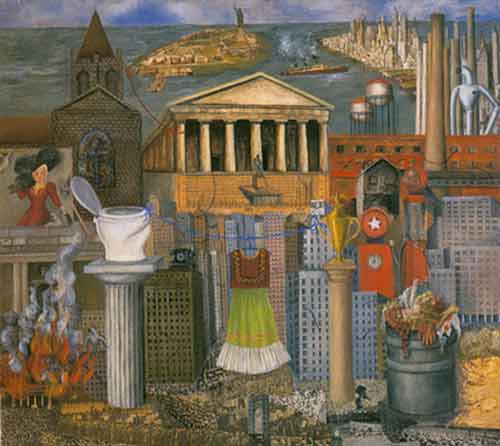 Frida Kahlo My Dress Hangs There oil painting reproduction