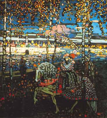 Wassily Kandinsky Riding Couple oil painting reproduction