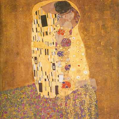 Gustave Klimt The Kiss oil painting reproduction