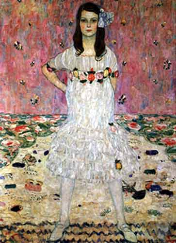 Gustave Klimt Portrait of Mada Primavesi oil painting reproduction