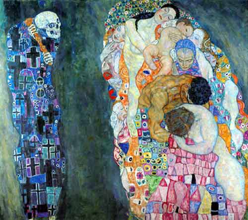 Gustave Klimt Death and Life oil painting reproduction