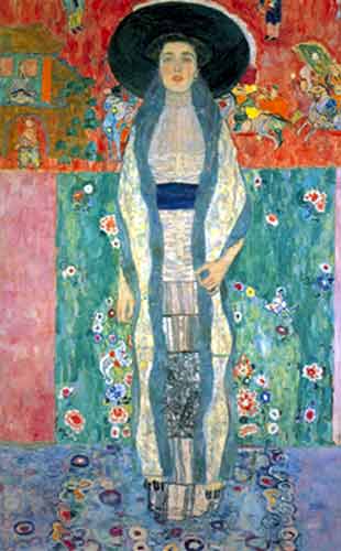 Gustave Klimt Portrait of Adele Bloch-Bauer (2) oil painting reproduction