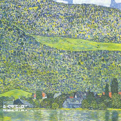 Gustave Klimt Litzberg on the Attersee oil painting reproduction