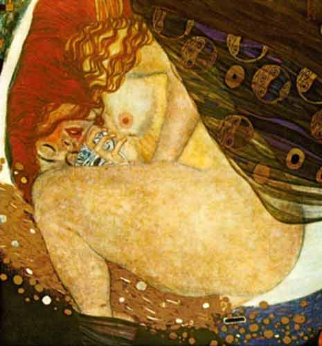 Gustave Klimt Danae oil painting reproduction