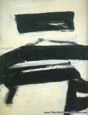 Franz Kline Black and White oil painting reproduction