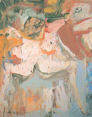 Willem De Kooning The Visit oil painting reproduction