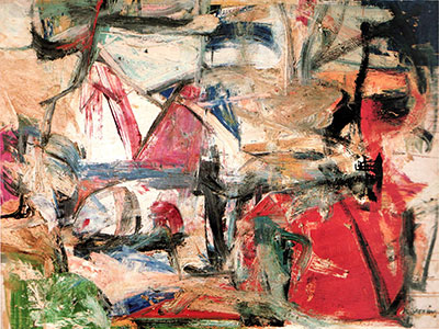 Willem De Kooning The Time of the Fire oil painting reproduction