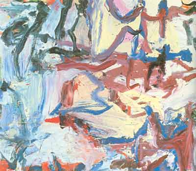 Willem De Kooning Whose Name Was Writ in Water oil painting reproduction