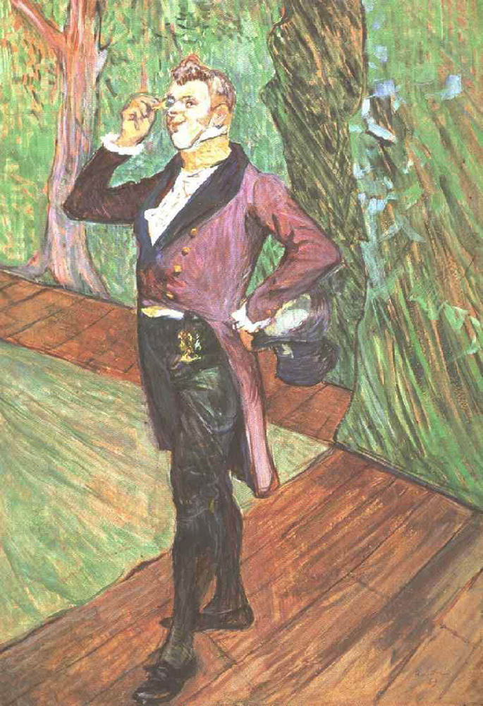 Henri Toulouse-Lautrec Portrait of M. Samary - 1889 oil painting reproduction