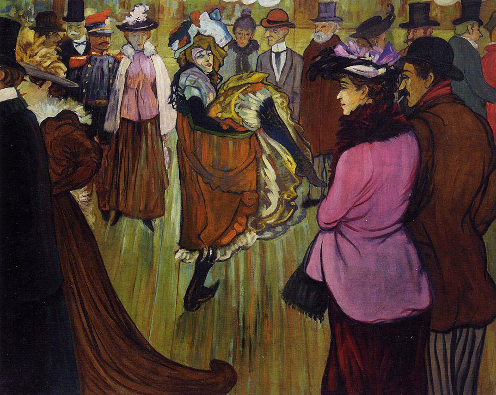 Henri Toulouse-Lautrec Le Moulin Rouge - 1893 oil painting reproduction