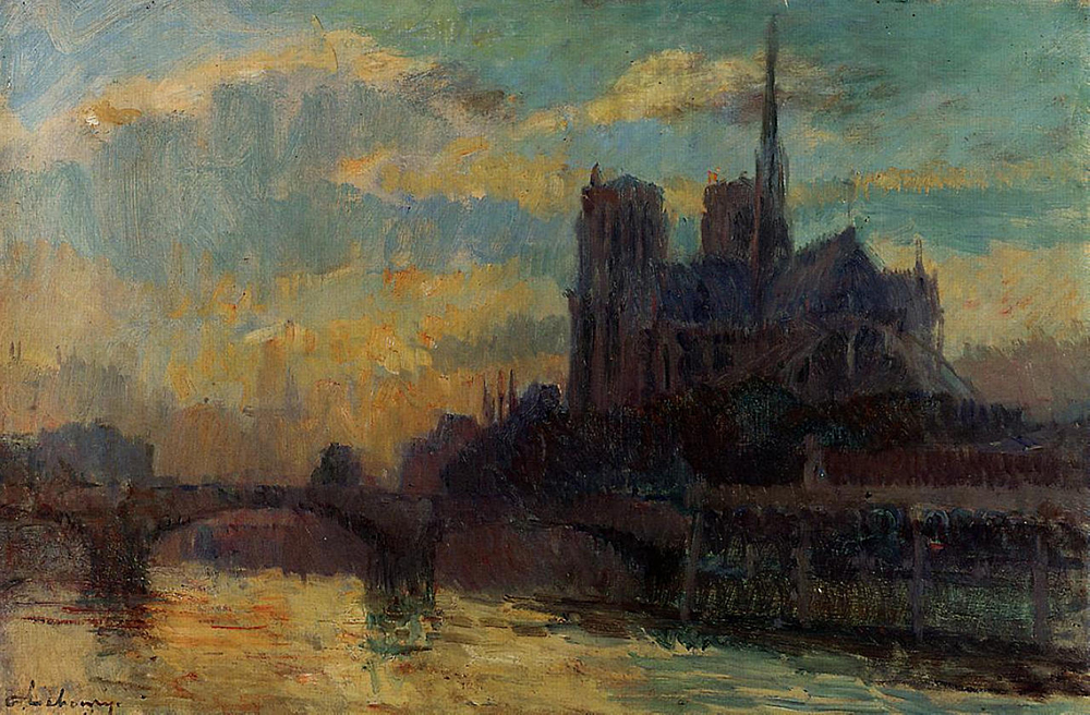 Albert Lebourg Notre Dame, Paris 2 oil painting reproduction