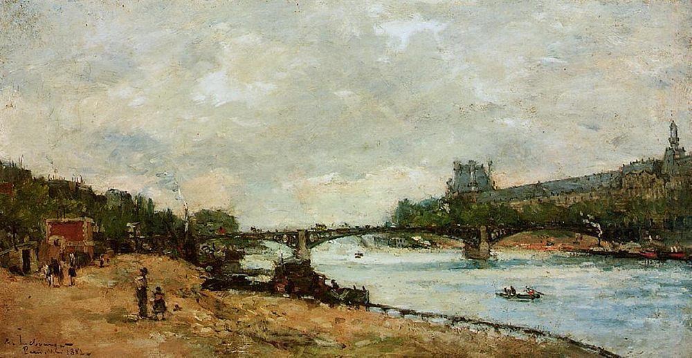 Albert Lebourg Paris, the Bridge of Saint Peres oil painting reproduction