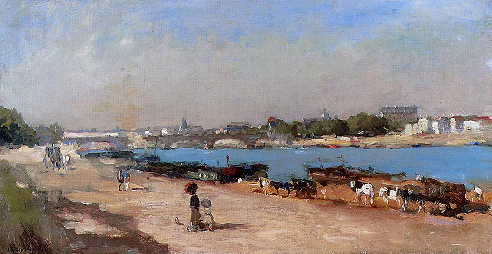 Albert Lebourg The Banks of the Seine at Bercy oil painting reproduction