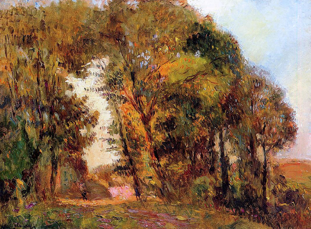 Albert Lebourg The Forest in Autumn near Rouen oil painting reproduction