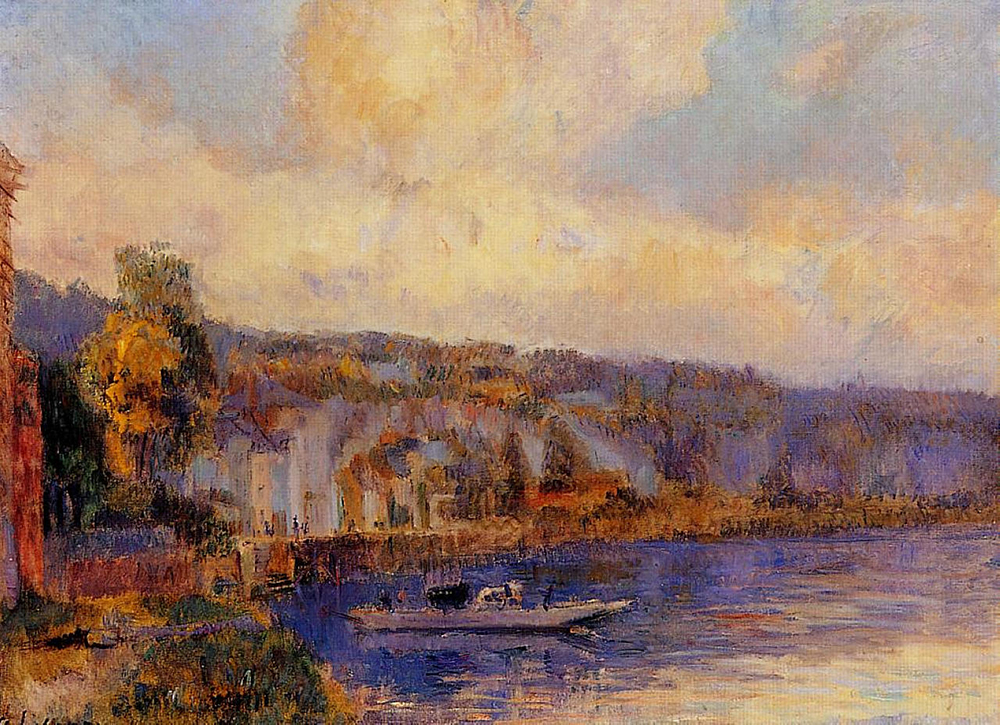 Albert Lebourg The Seine at La Bouille oil painting reproduction