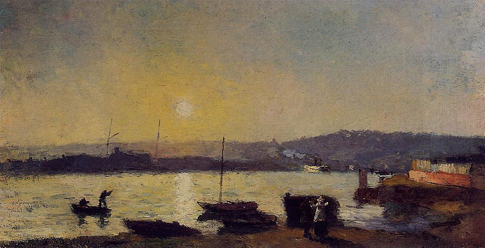 Albert Lebourg The Seine at Rouen oil painting reproduction