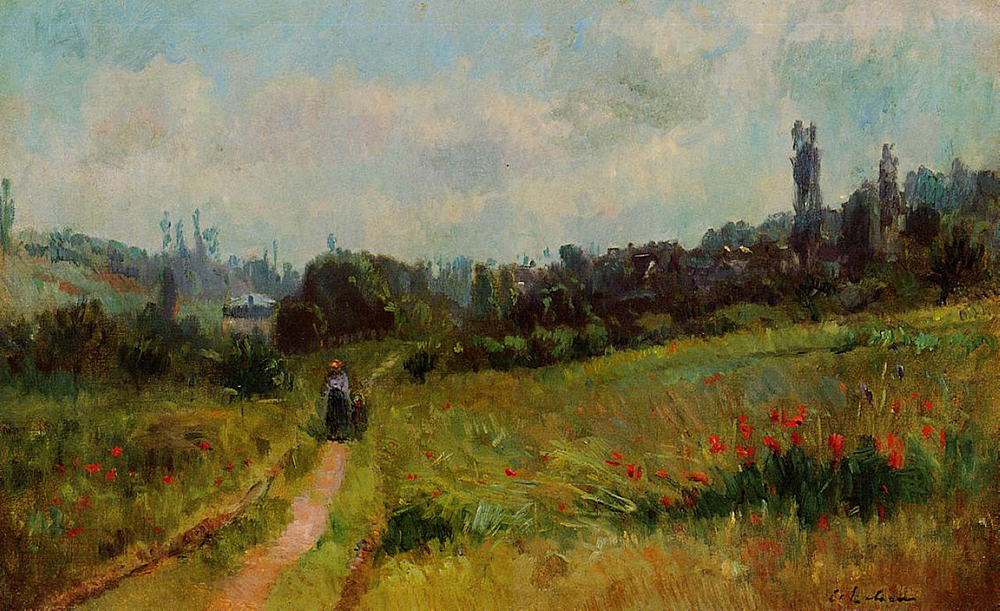 Albert Lebourg Vetheuil Path, Morning Effect oil painting reproduction