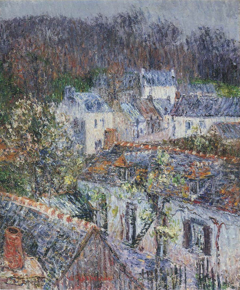 Gustave Loiseau Pont-Aven, Rain oil painting reproduction