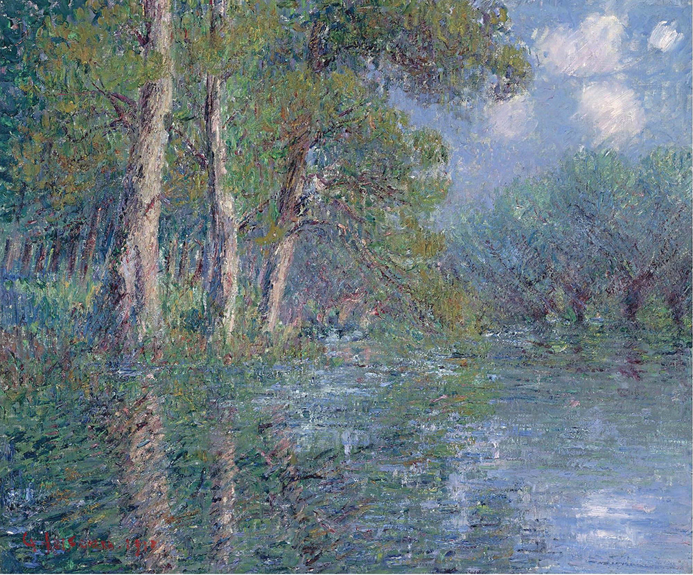 Gustave Loiseau The Bend of the Eure, 1913 oil painting reproduction