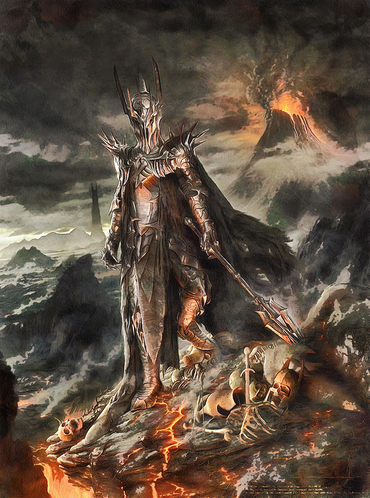  Movie Art - Lord of the Rings - Sauron painting for sale LOTR29