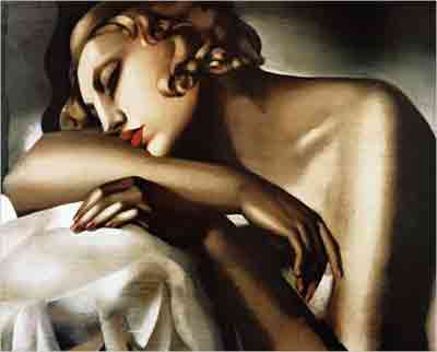 Tamara de Lempicka La Dormeuse oil painting reproduction