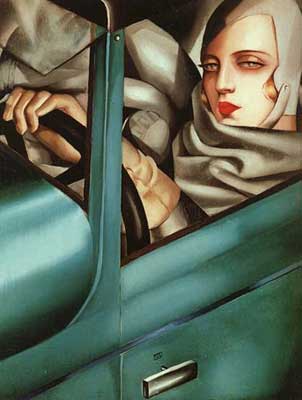 Tamara de Lempicka Autoportrait oil painting reproduction