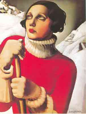 Tamara de Lempicka St Morritz oil painting reproduction