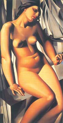 Tamara de Lempicka Nude with Sailboats oil painting reproduction