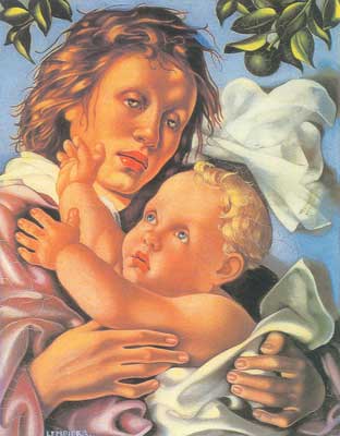 Tamara de Lempicka Quattrocento oil painting reproduction