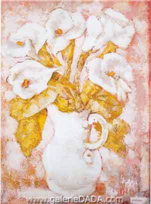 Tamara de Lempicka Calla Lily 2 oil painting reproduction