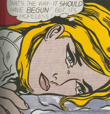 Roy Lichtenstein Hopeless oil painting reproduction