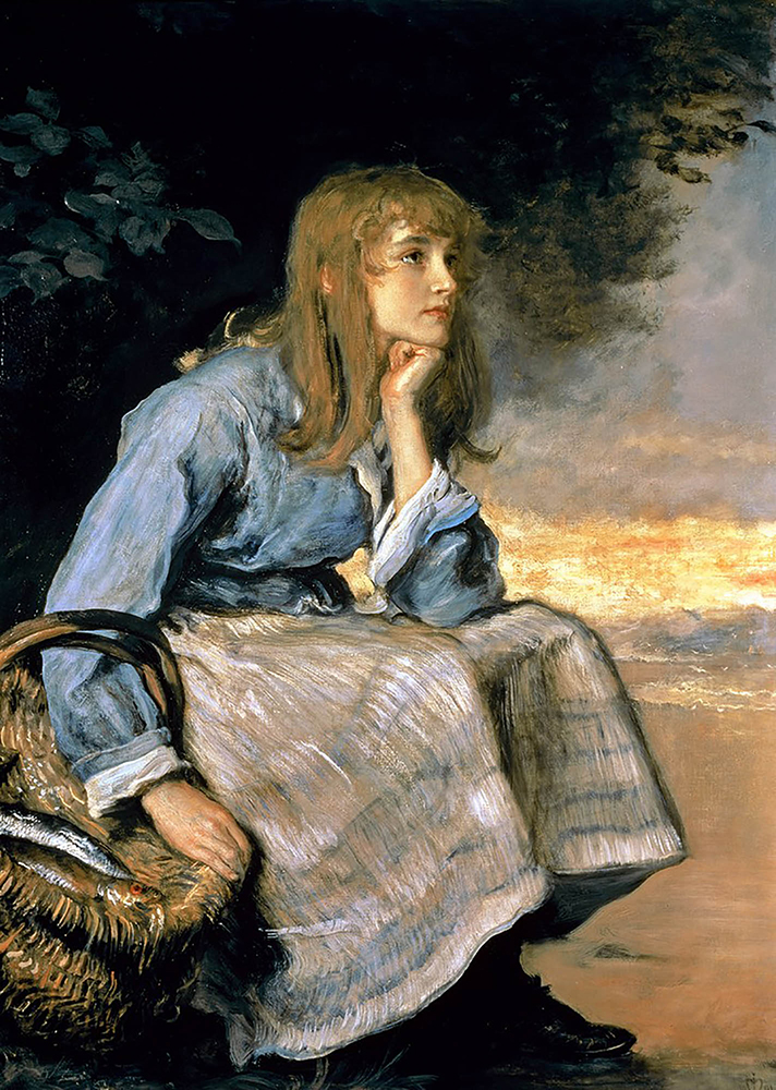 John Everett Millais Caller Herrin', 1881 oil painting reproduction