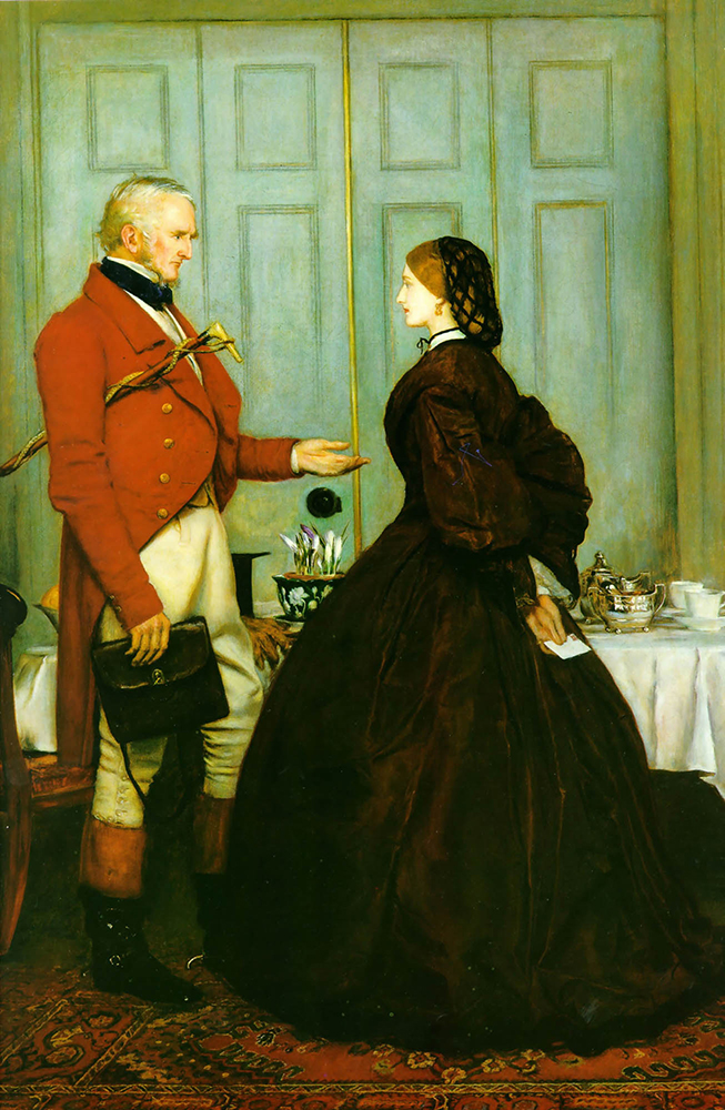 John Everett Millais Trust Me, 1862 oil painting reproduction