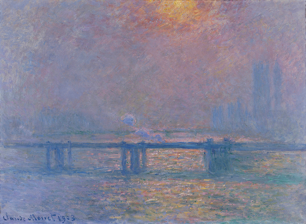 Claude Monet Charing Cross Bridge, The Thames, 1903 oil painting reproduction
