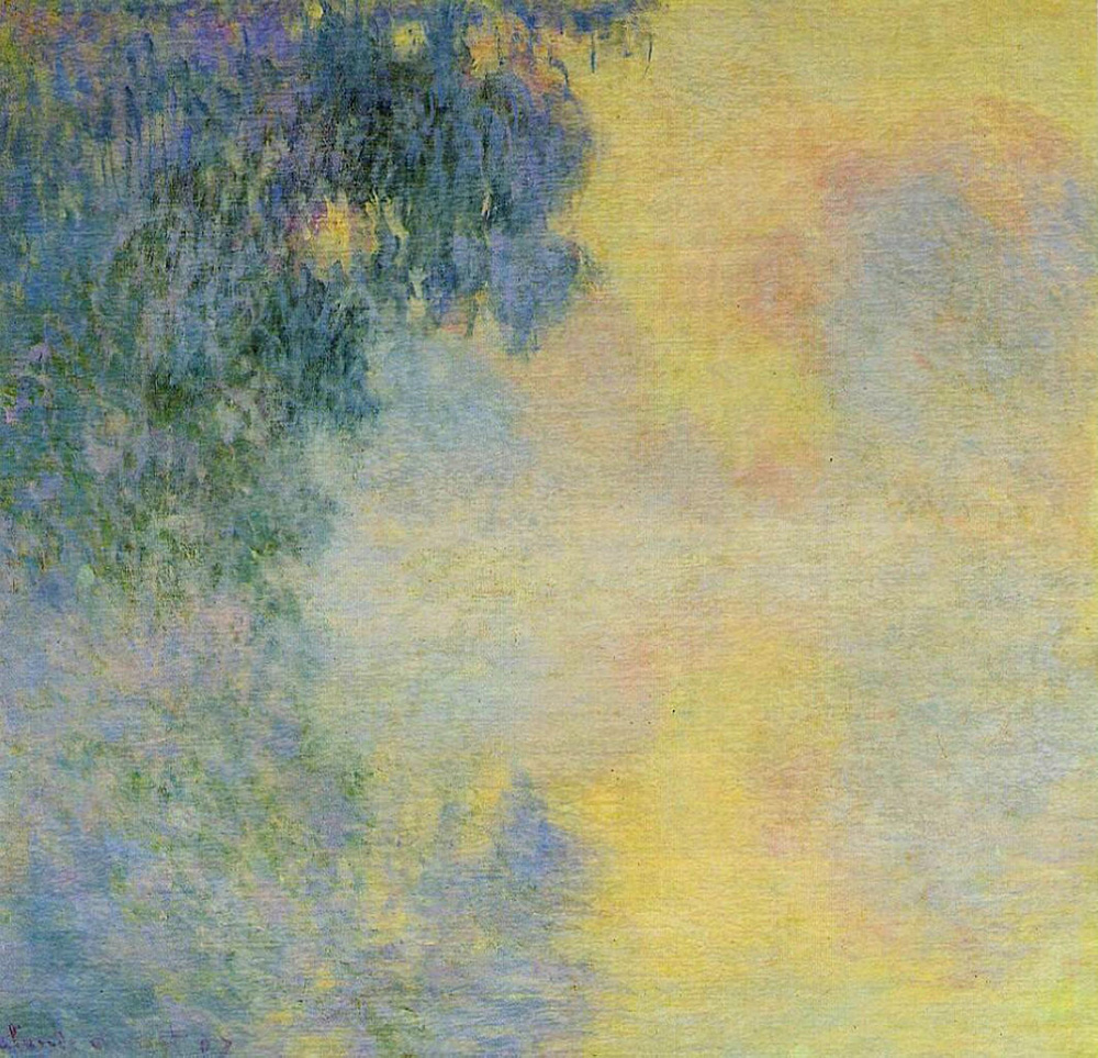 Claude Monet Misty Morning on the Seine, Sunrise, 1897 oil painting reproduction
