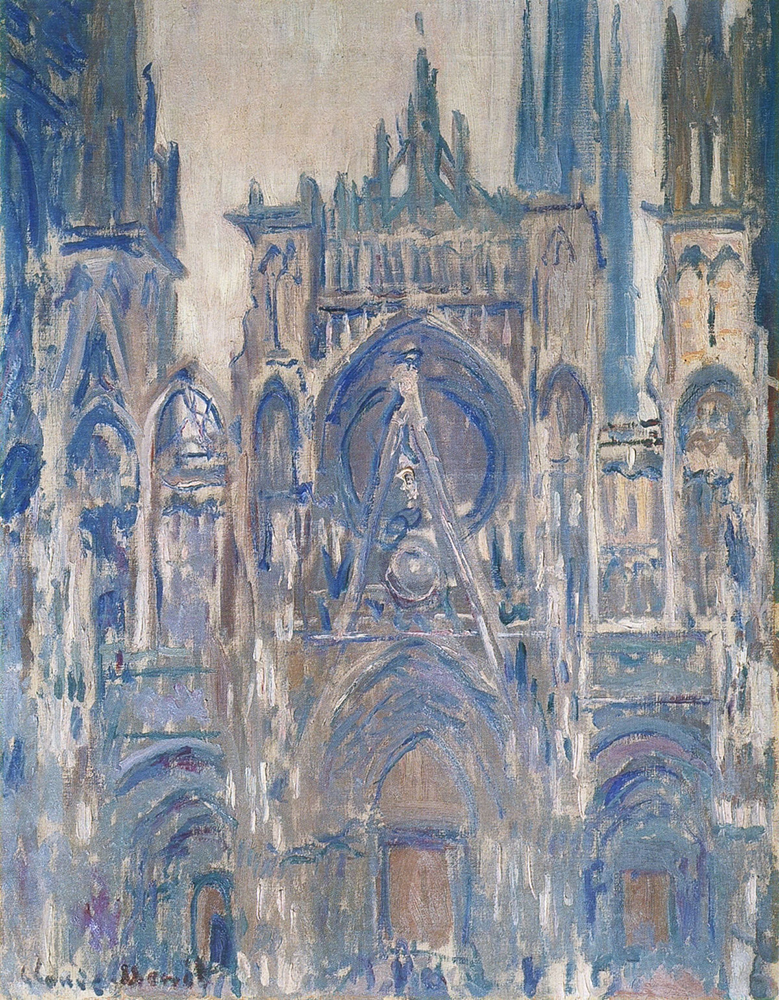 Claude Monet Rouen Cathedral, Study of the Portal, 1892 oil painting reproduction