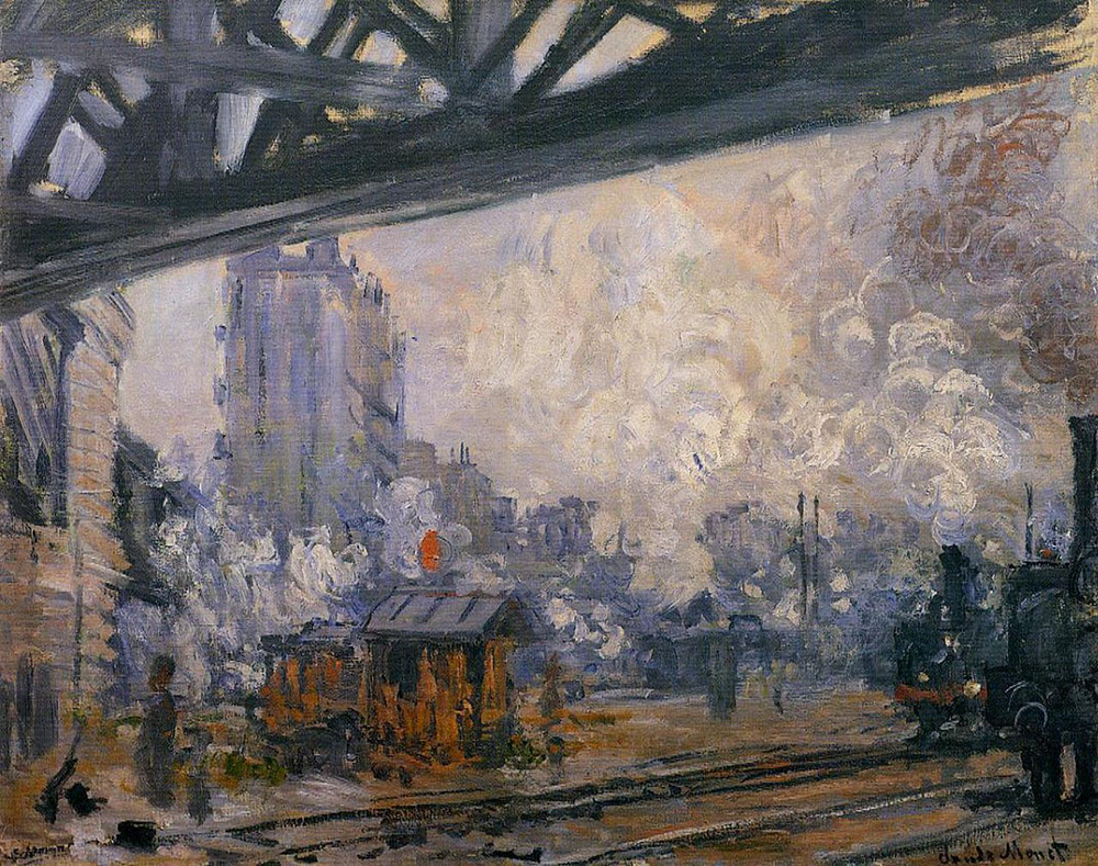 Claude Monet Saint-Lazare Station, Exterior View, 1887 oil painting reproduction