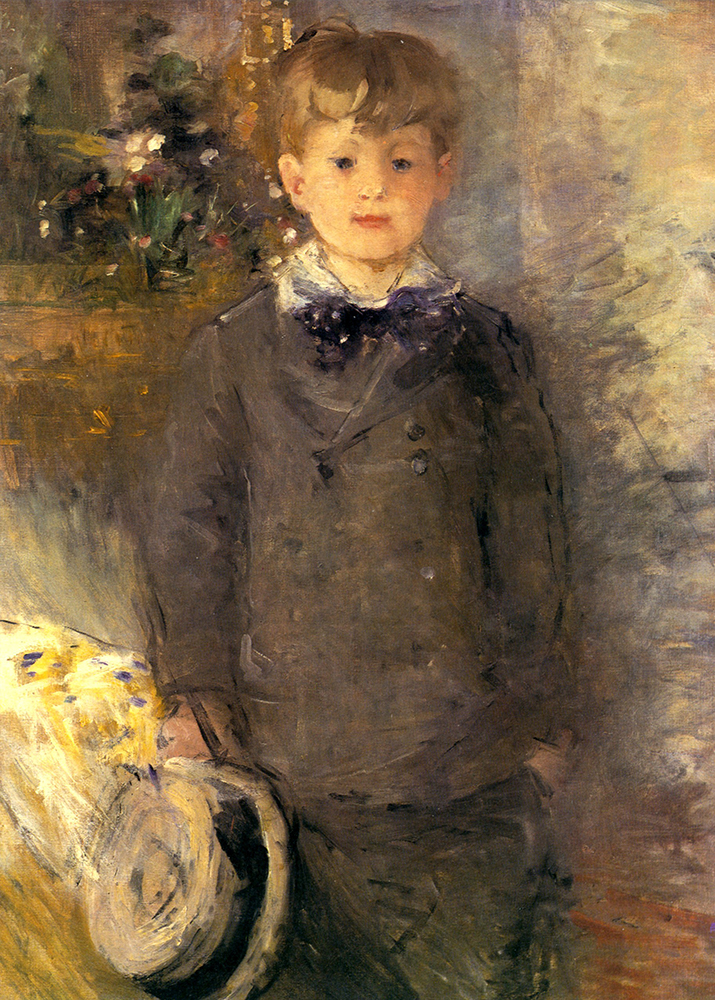 Berthe Morisot Little boy in gray oil painting reproduction