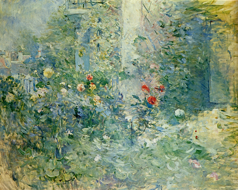 Berthe Morisot Garden With Bougival oil painting reproduction