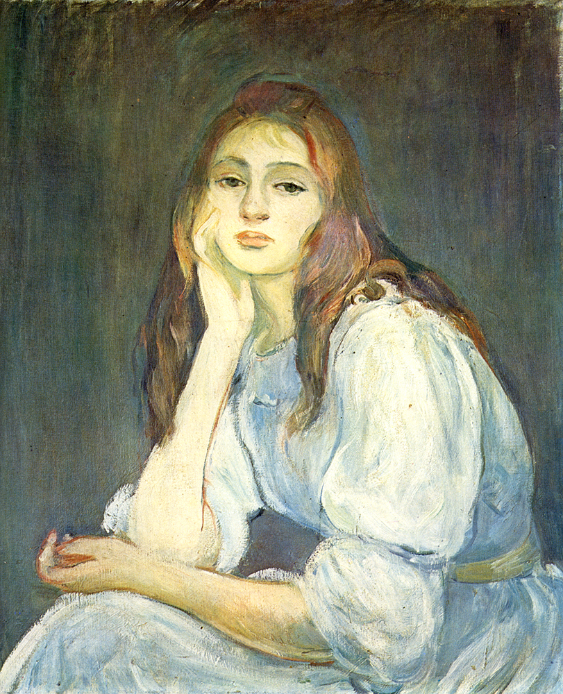 Berthe Morisot Jeune Reveuse oil painting reproduction