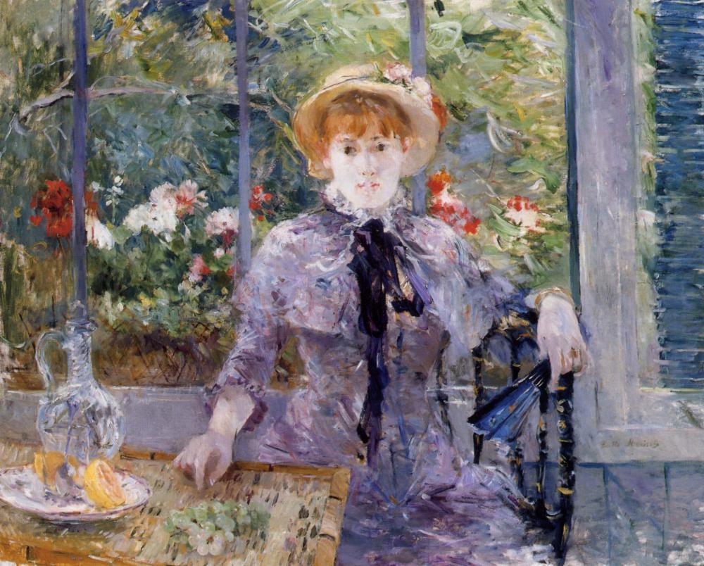 Berthe Morisot After Luncheon - 1881  oil painting reproduction