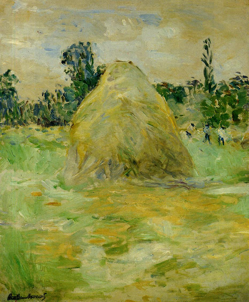 Berthe Morisot Haystack - 1883  oil painting reproduction